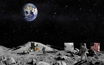 Imágenes De Astronautas En La Luna vista tierra