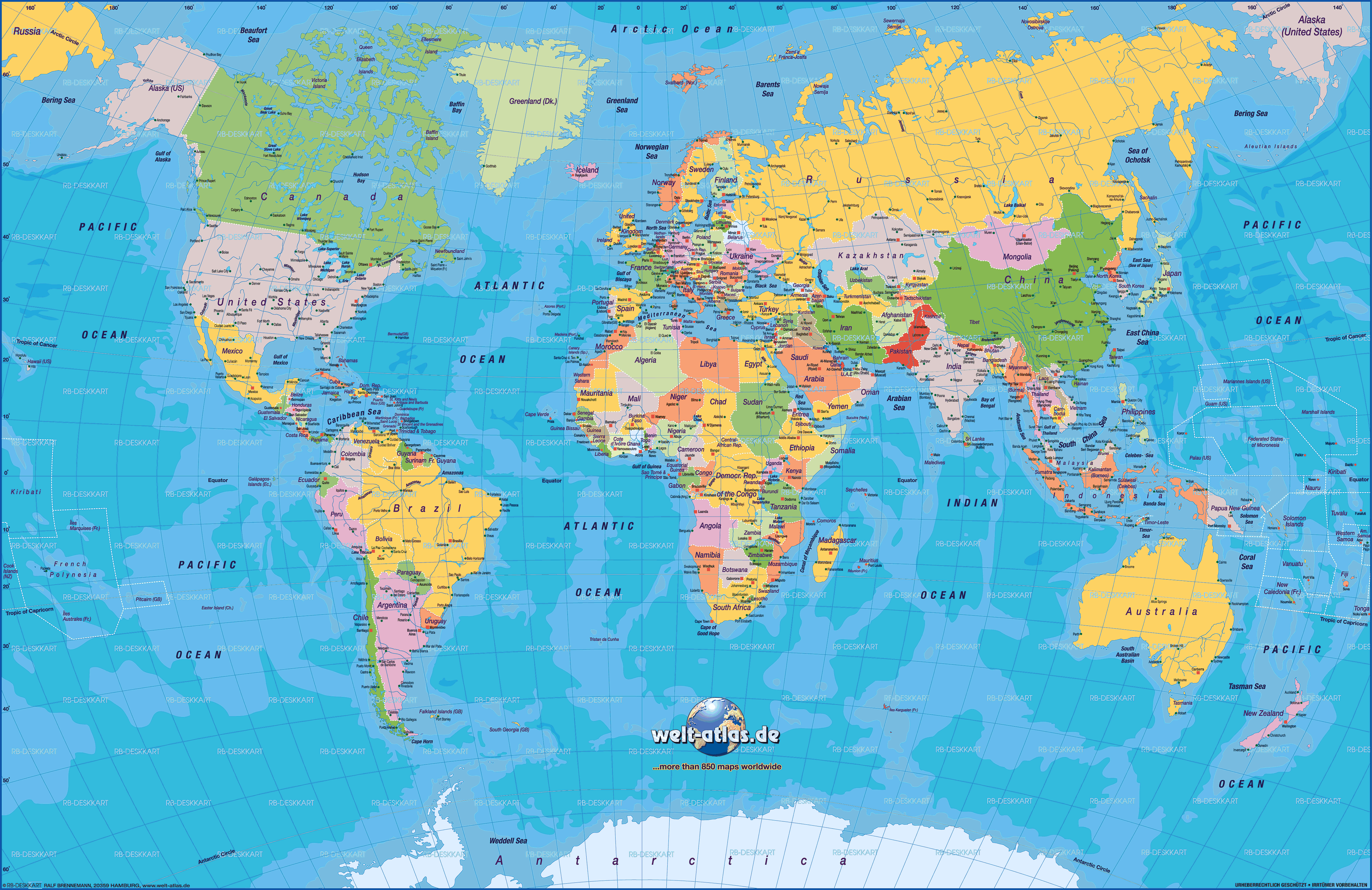 Imágenes De Mapas Del Mundo paises