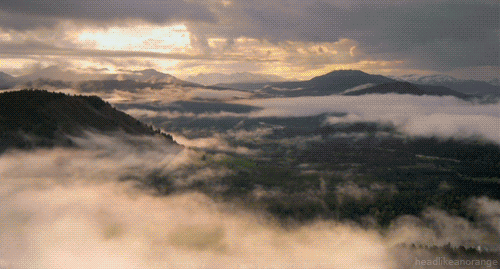 imágenes con movimiento sobre la naturaleza nubes montaña