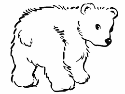 dibujos de osos para colorear tiernos